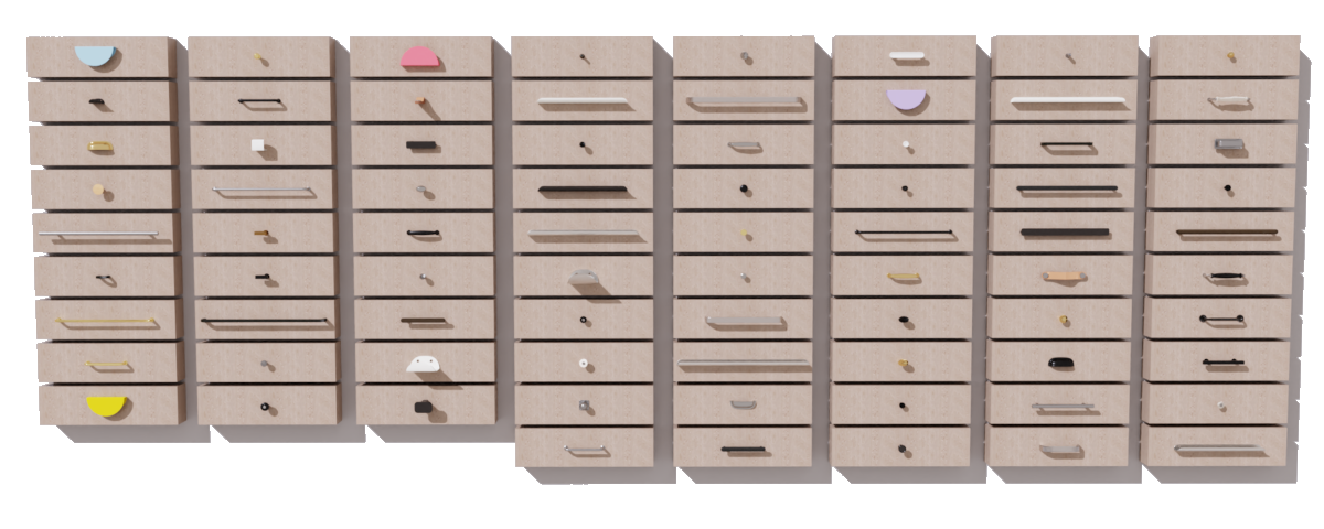 Overview of the IKEA Handles dataset assets